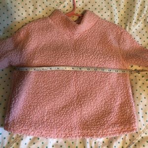 Cozy Mock Neck Sherpa Pullover